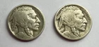 1918 (VG) & 1917 (Fine) Buffalo Nickels (2 Coins)
