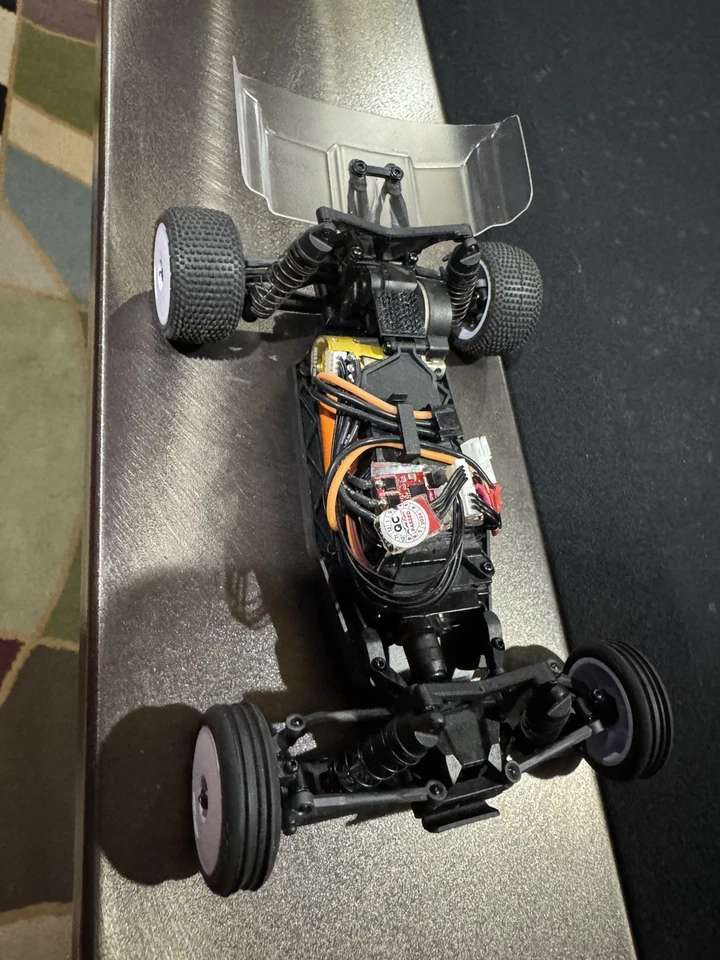 Transmisor y micro receptor Losi Micro-B Furitek Dumbo RC sin escobillas RTR Micro B Foto 3 de 4