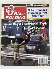 O Gauge Railroading Magazine Run 212 January 2006 5 Do-It-Yourself Projects
