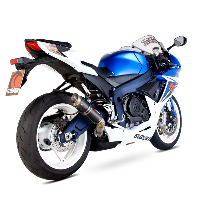 Suzuki GSX-R600/750 11-17 Scorpion Exhaust Silencer Carbon Slip-on SI1005CEM