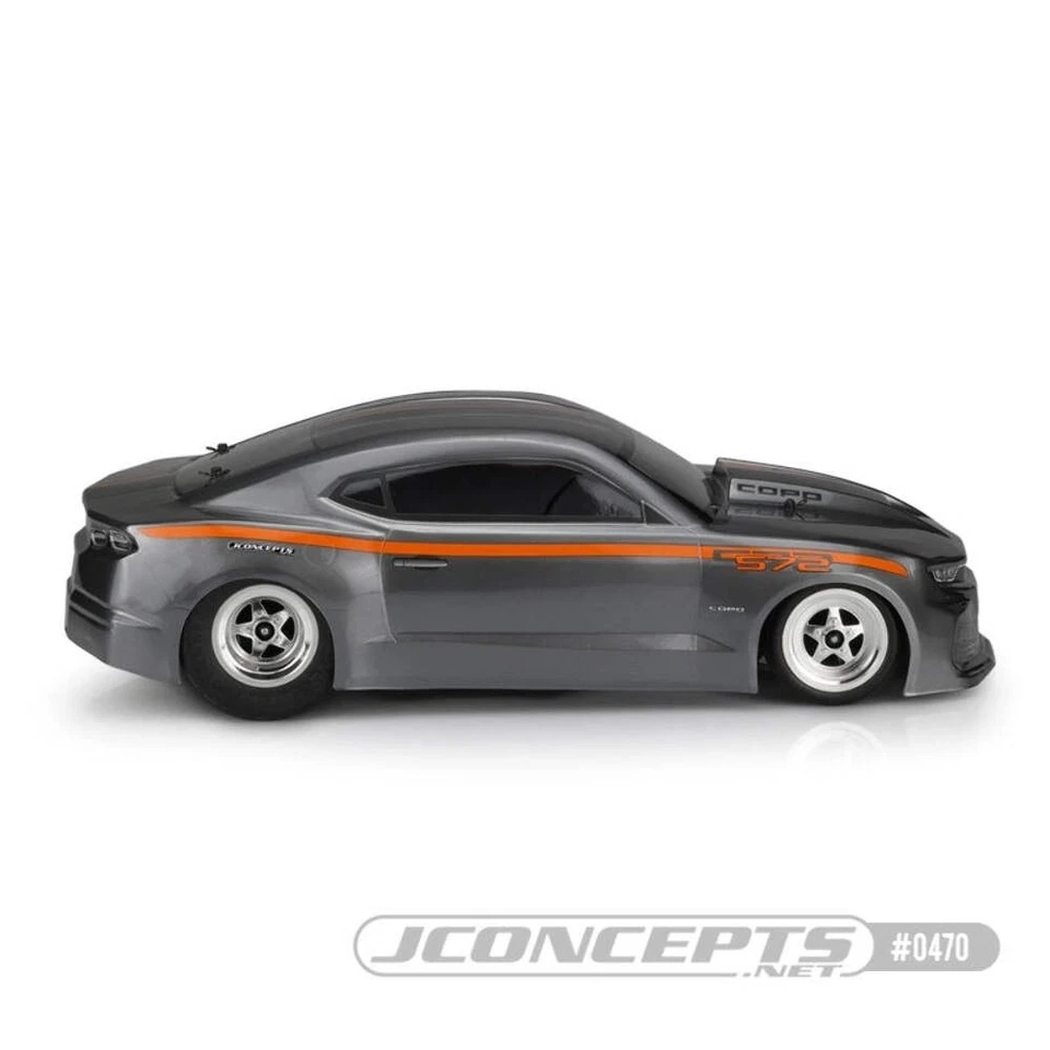 Jconcepts 2022 Chevrolet Copo Camaro Clear Body DR10 DR10M Drag Slash - Image 3 of 3