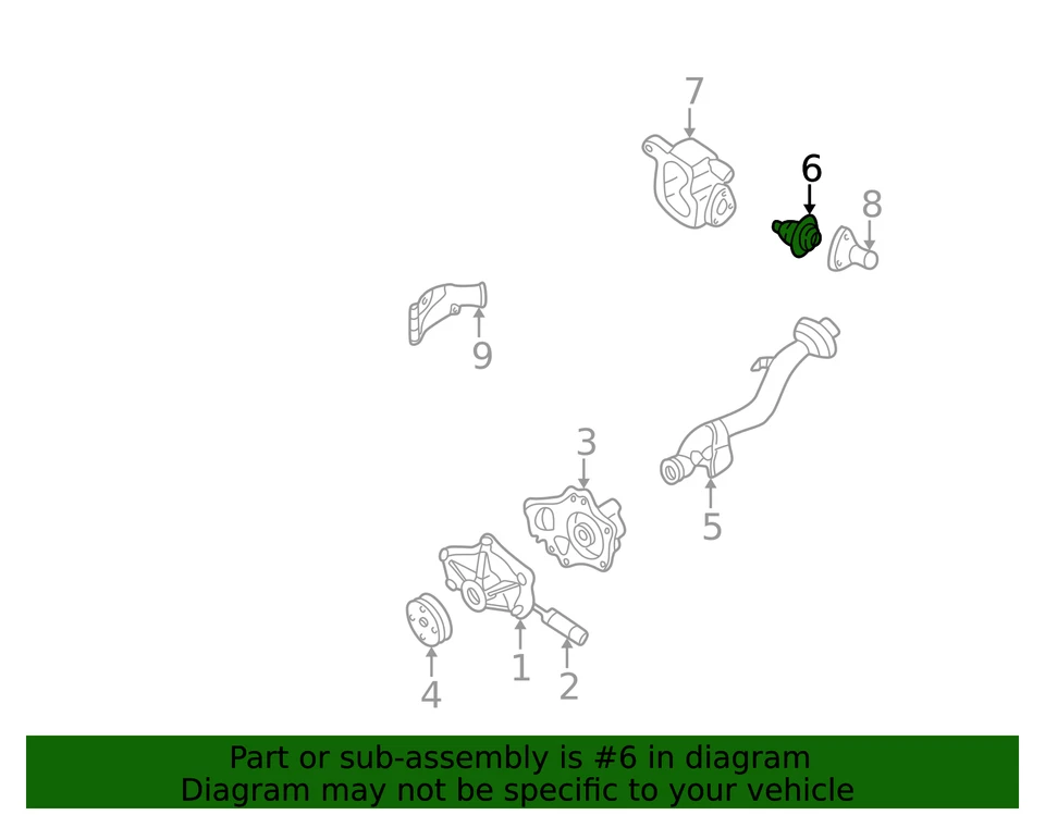 Termostato Original Nissan 21200-0C82A Foto 3 de 3