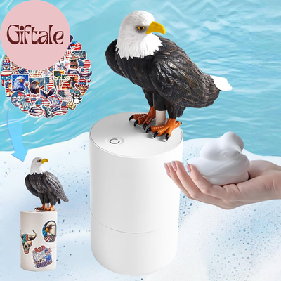 #ad Peace Bird Foam Soap Dispenser Pigeon and Bald Eagle Shaped Foam Hand Washer Su $66.90