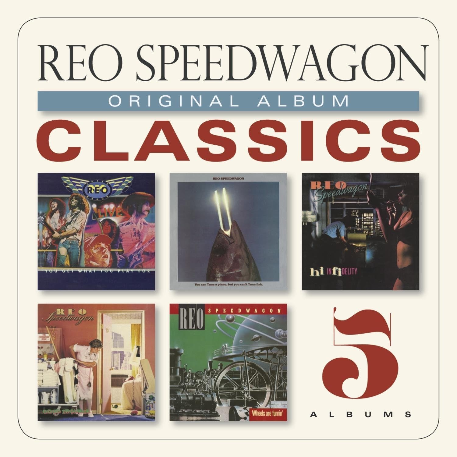 REO Speedwagon Original Album Classics 5-CD NEW SEALED 2013 Hi Infidelity+