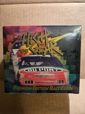 1995 Wheels High Gear Premium Nascar Racing Cards Sealed Box 24 Packs DAY 1 RARE
