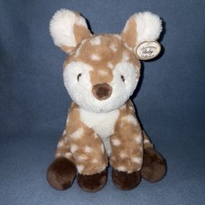 NWT Bearington Lil Willow Deer Fawn Forest Soft Plush Stuffed Animal Embroidered
