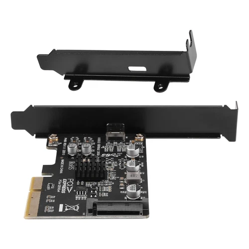 USB PCIE Card Type C PCI-Express 4X to USB 3.2 Gen 2X2 (20Gbps) ASM32423387