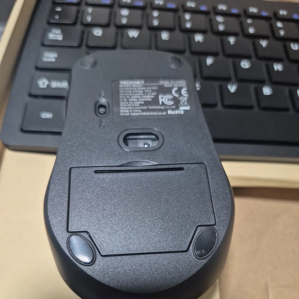TECKNET 2.4G Slim Silent Wireless Keyboard and Mouse NEW - Image 3 of 4