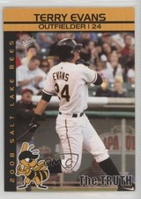 2008 MultiAd Sports Salt Lake Bees Terry Evans #17 jg3