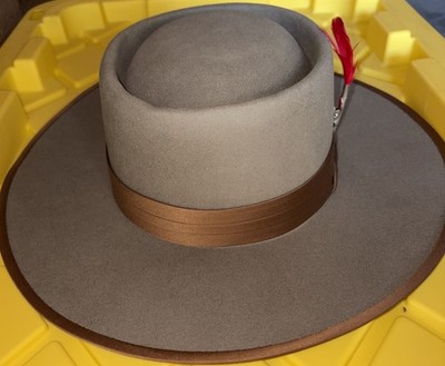 Fender Brixton Olive Flood Fedora Hat Size L Fashion Singer Guitar Pick