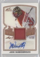 2021-22 Leaf Art of Hockey Visual Bronze /35 John Vanbiesbrouck #VA-JV1 Auto k4s