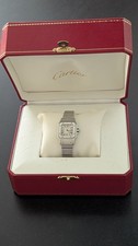 Cartier Santos Galbee, 24mm Stainless Steel Quartz Ladies Watch.
