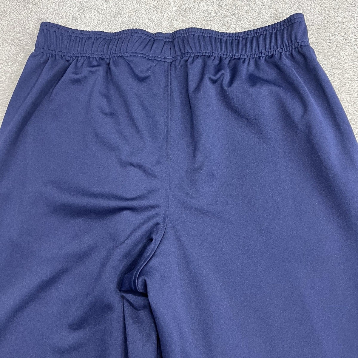Under Armour Track Pants Mens XL Blue Yellow Warm Up Loose