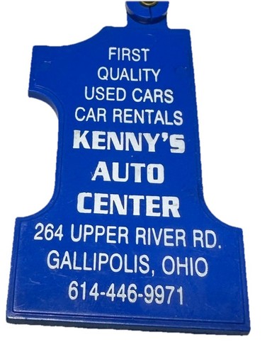 Gallipolis Ohio Kenny’s Auto Center Dealership Car Dealer Rental OH Keychain