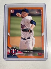 2018 Bowman Chrome Prospects Orange Refractor 22/25 Zack Littell #BCP101