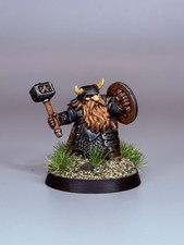 Painted Borin Ironbow, Dwarf Reaper Miniatures Dungeons And Dragons RPG Minis 