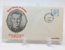 1978 Royal Houses of Europe Stamp Cover Envelope Limited Edition Lot of FIVE