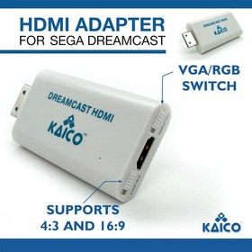 Sega Dreamcast HDMI Adapter Plug & Play HDMI Converter Sega Dreamcast Console