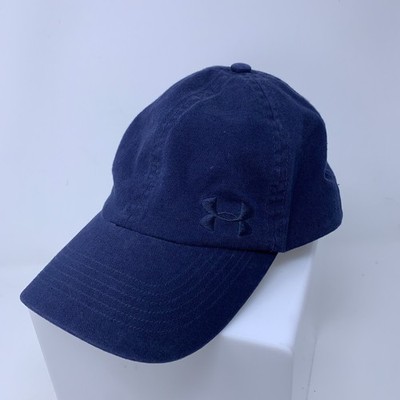 Under Armour Women's OSFM Blue Free Fit Washed Adjustable Strapback Baseball Cap