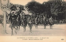 Postcard Paris Victory Parade Bastille Day July 14 1919 World War I History