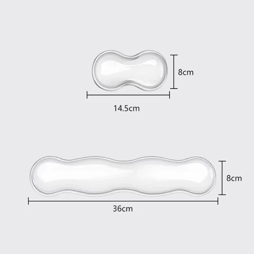 with Wrist Rest Mouse Pad Anti Slip Mouse Wrist Mat Office Use - Image 2 of 4