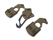 Lot Of 3 Gerber Seat Belt Strap Cutter Coyote Brown Rescue Tool Hook Knife Fde
