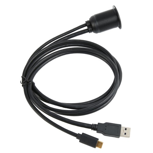 Unterputzkabel Typ C 3.1 Auf USB 3.0 Mit LED-Anzeigen Datenübertragung Pl KUI - Photo 7/22