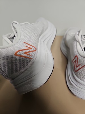 New Balance FuelCell Propel V4 White Grey Metallic Orange  display picture 2