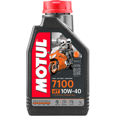 Motul 7100 10W-40 4T Full Synthetic Ester Engine Oil 1L   API SN JASO MA