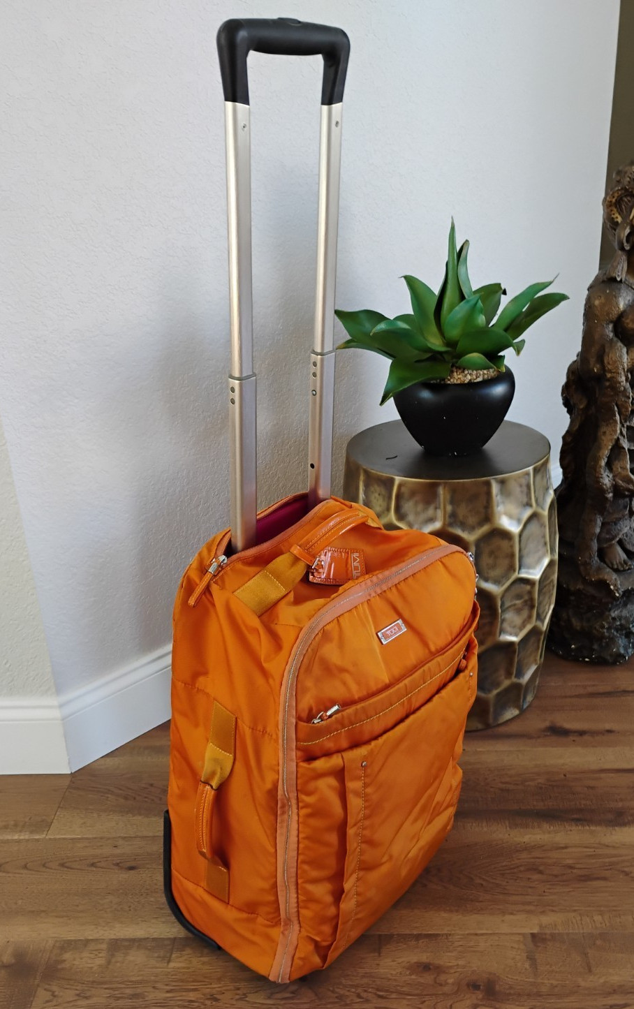 Orange Rolling Bag Carry On  22&rdquo;