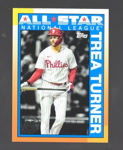 2025 Topps Series 2 Trea Turner 1990 All Star Phillies #90AS-9