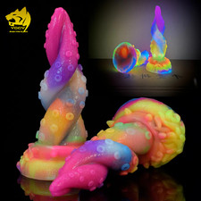 Luminous Silicone Dildo Fantasy Creature Suction Cup Suction Cup For Women Toys