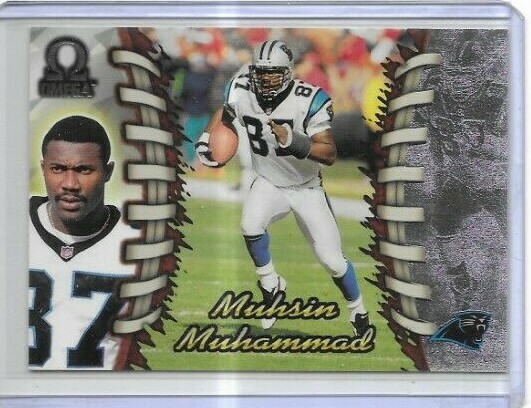 1998 Pacific Omega Football #39 Muhsin Muhammad Carolina Panthers