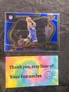 2022-23 Select Keegan Murray Courtside Blue Prizm RC #294 Kings