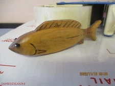 DICK DON TRUDELL ICE FISHING SPEARING DECOY CONTEMPORARY XMAS ORNAMENT 46