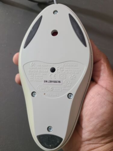 Logitech Trackball Marble Mouse PS2, T-CM14, 804292-0000 White - Picture 5 of 6