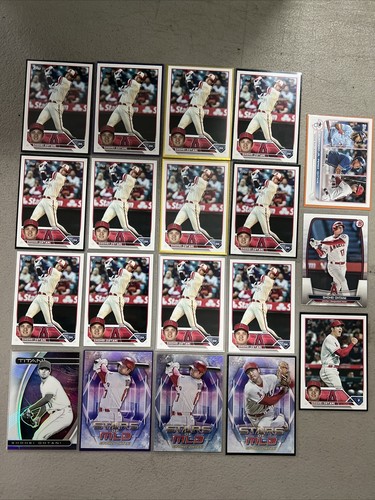 2023 Topps Series 1 Baseball #600 SHOHEI OHTANI + More Shohei Lot 19 Cards - Bild 1 von 3