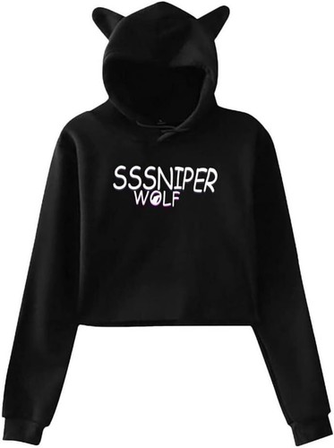 Tiyole Sssniperwolf Girls Cat Ear Hoodie Youth Sweater Women Fashion Sweatshirt - Picture 11 of 16