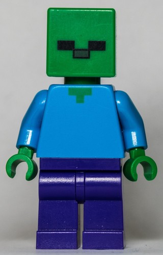 LEGO® Minifigura Minecraft Zombie de Set 21113 21119 21123 21147 - min010 - Imagen 4 de 5