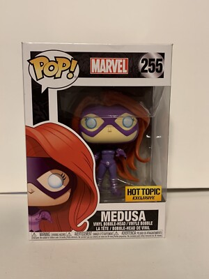 Funko Pop! MEDUSA #255 MARVEL Hot Topic Exclusive INHUMANS Vaulted Retired RARE | eBay