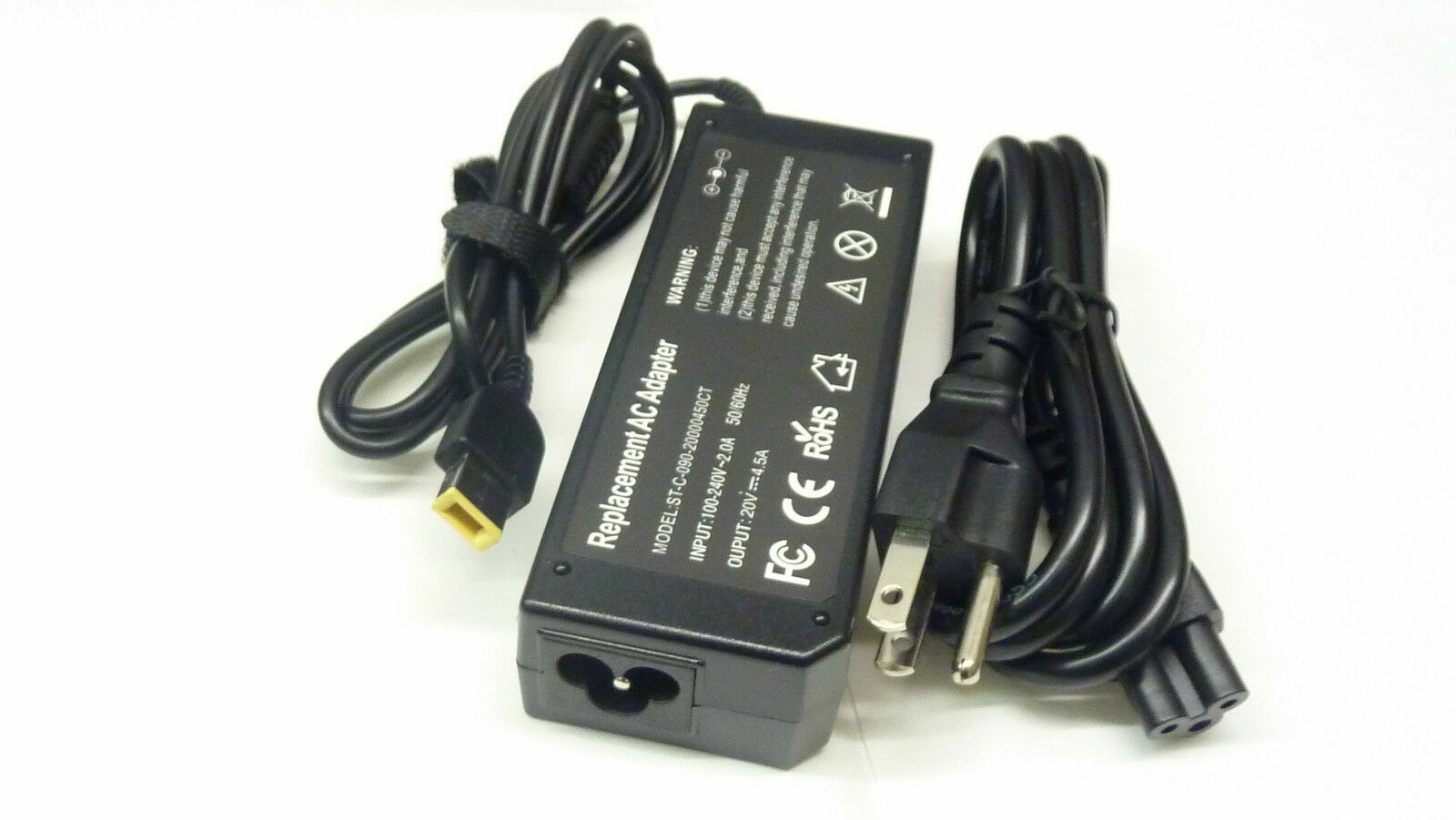 AC Adapter For Lenovo ThinkVision P27 60E3 60E3GAR1US Monitor Power Supply Cord