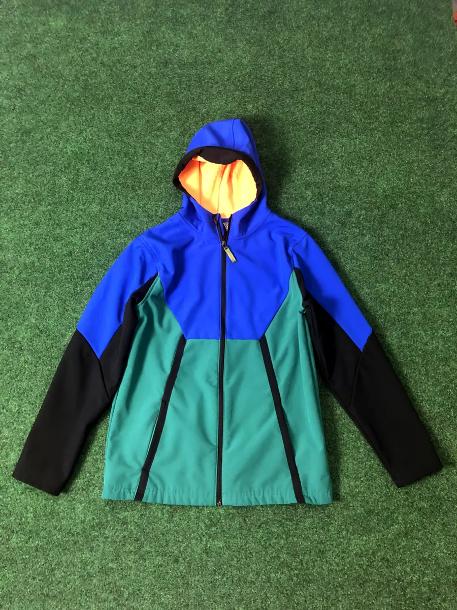 C9 Champion Jacket Youth XL 16 18 Green Full Zip Hooded Light