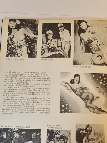 This Was Burlesque Souvenir Program Ann Corio 1966 , AUTOGRAPHED - Picture 11 of 11