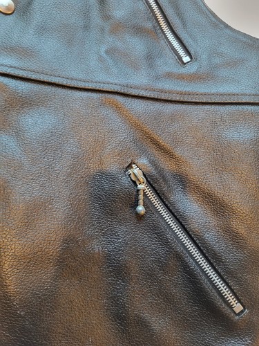 Vintage Hard Rock Cafe Mexico Save The Planet Leather Jacket / Vest RARE - Picture 6 of 16