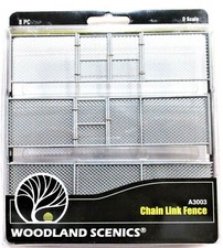 O Scale Woodland Scenics A3003 Chain Link Fen...