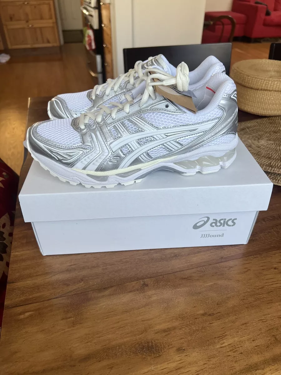 Size 7.5 - ASICS GEL-Kayano 14 x JJJJound Metallic Silver White