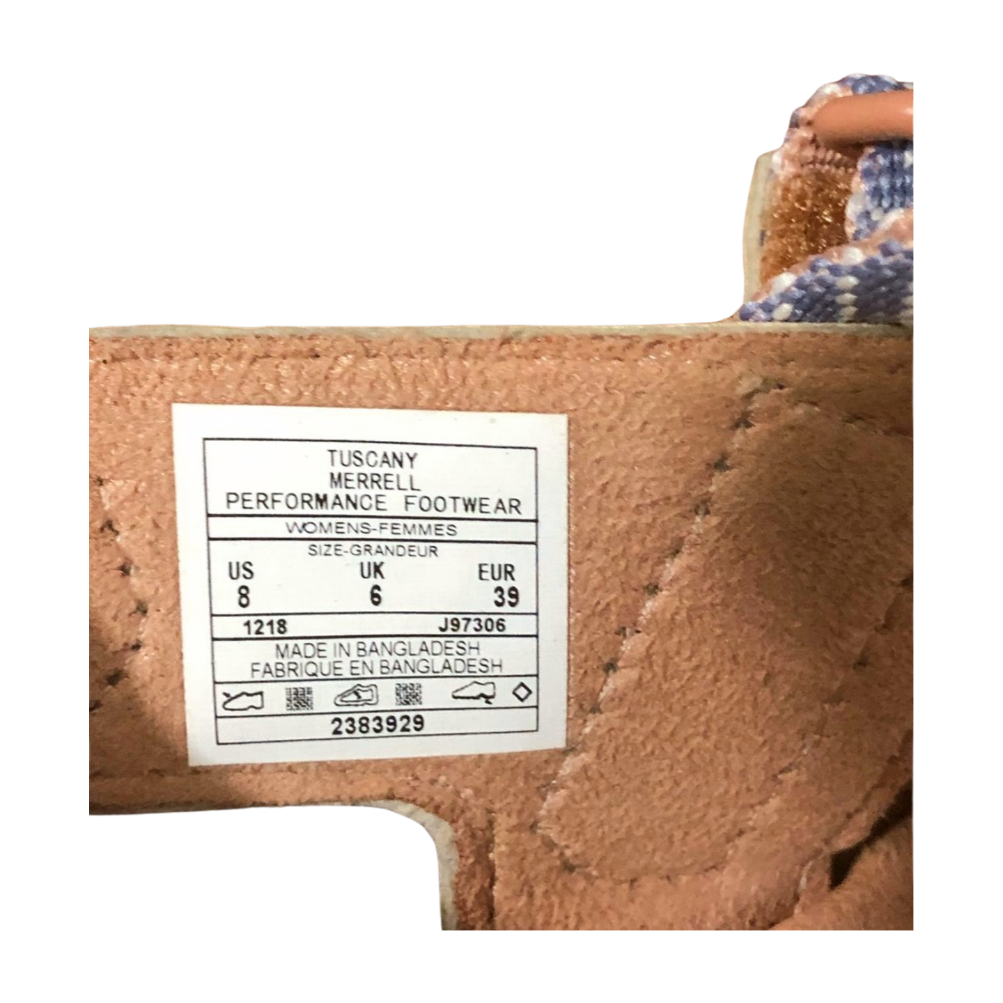 Merrell District Mendi Toscana sandali con cinturino posteriore donna taglia 8 rosa