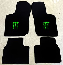Autoteppich Fußmatten für Opel Corsa B  1993-00 Monster neongrün Neuware 4teilig