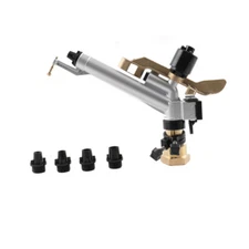 1.5'' Irrigation Spray Gun Agricultural Sprinkler Large Impact Area Adjustable