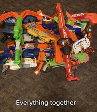 Nerf Guns  Worth 500   15  Guns  Bullets Not Included 